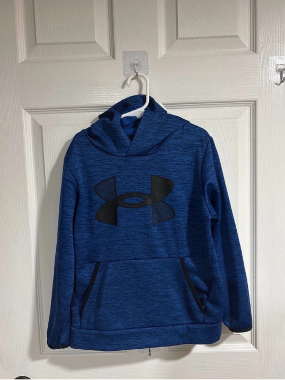 Under Armour Blue Hoodie with Black Logo
